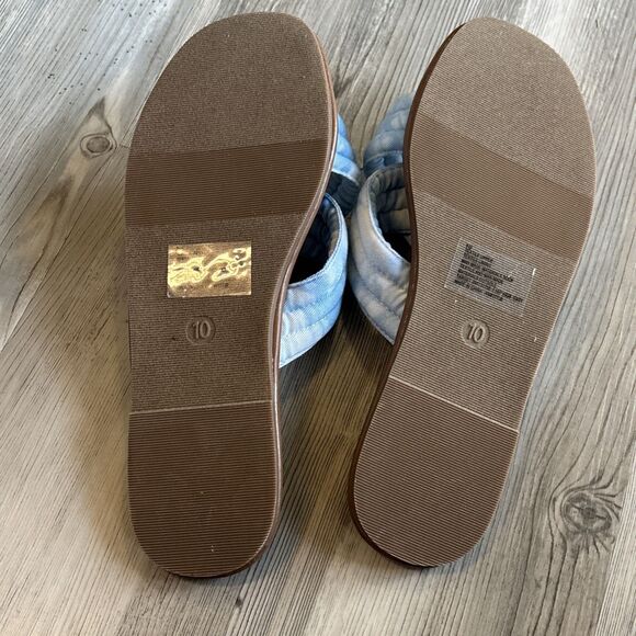 New Shade & Shore Women's Perla Crossband Slide Sandal Size 10 - Picture 3 of 6